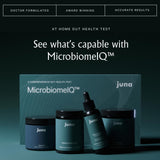 El envío prepagado de Juna MicrobiomeIQ facilita devolver la muestra sin complicaciones.