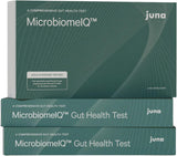La prueba Juna MicrobiomeIQ en kit para casa facilita iniciar la evaluación de tu salud intestinal.