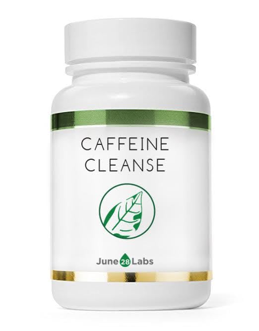 June 28 Labs Limpieza de cafeina: botella visible para reducir cafeina de forma gradual
