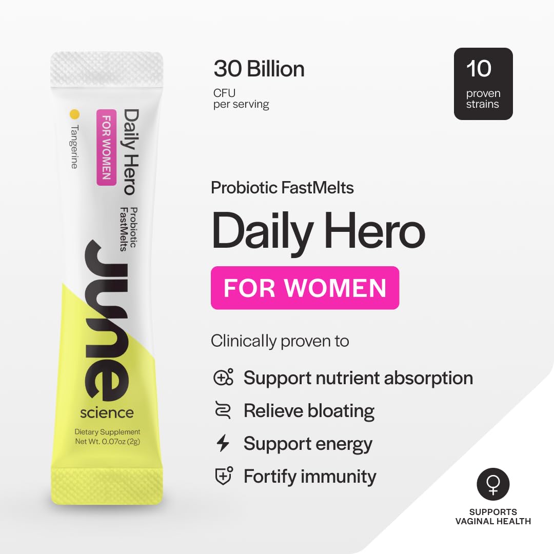 June Science Daily Hero sabor mandarina para una experiencia fresca.