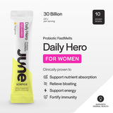 June Science Daily Hero sabor mandarina para una experiencia fresca.
