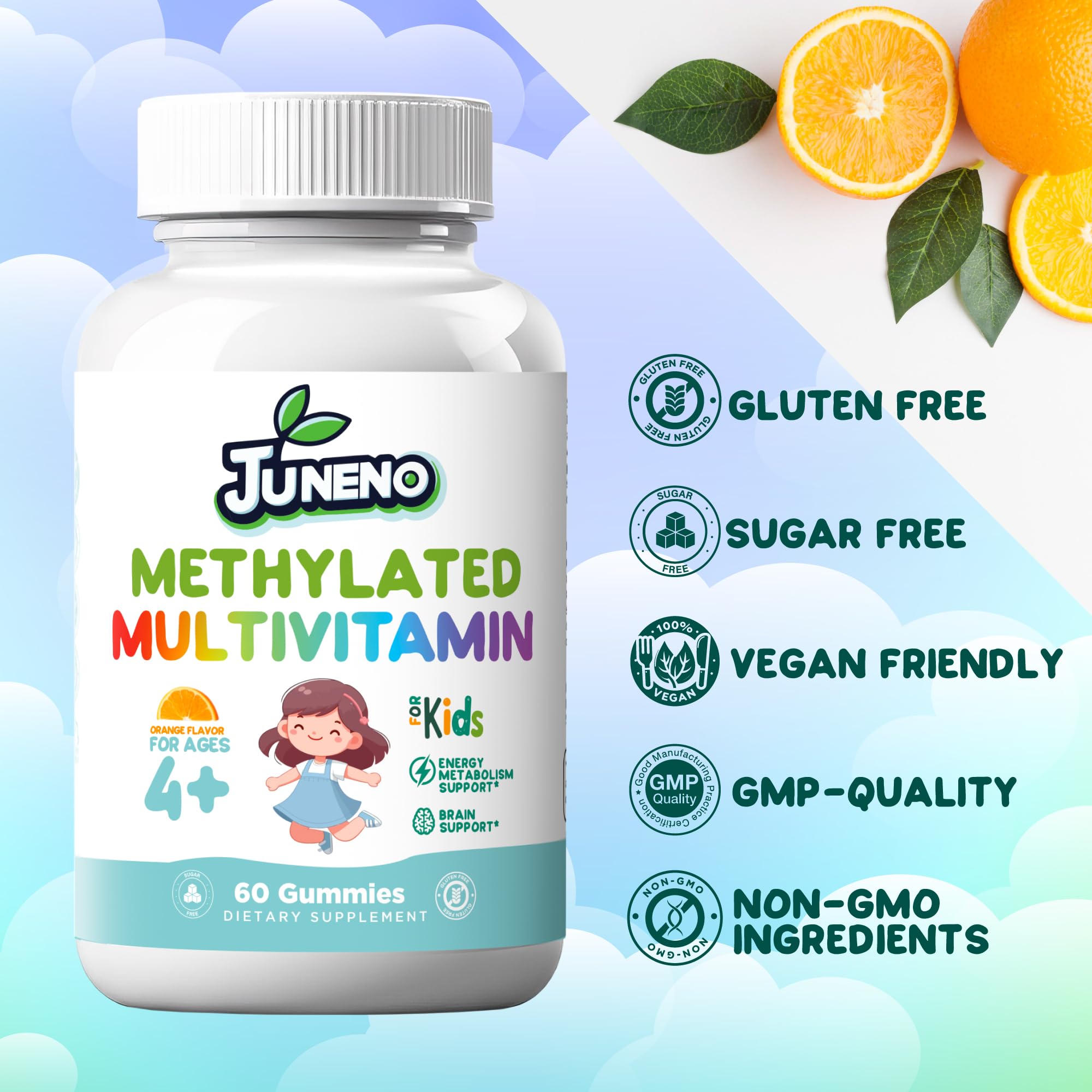 Composición con 14 nutrientes clave en formas metiladas para mejor absorción.