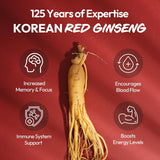 Jung Kwan Jang energía natural en cápsulas para foco y vitalidad.