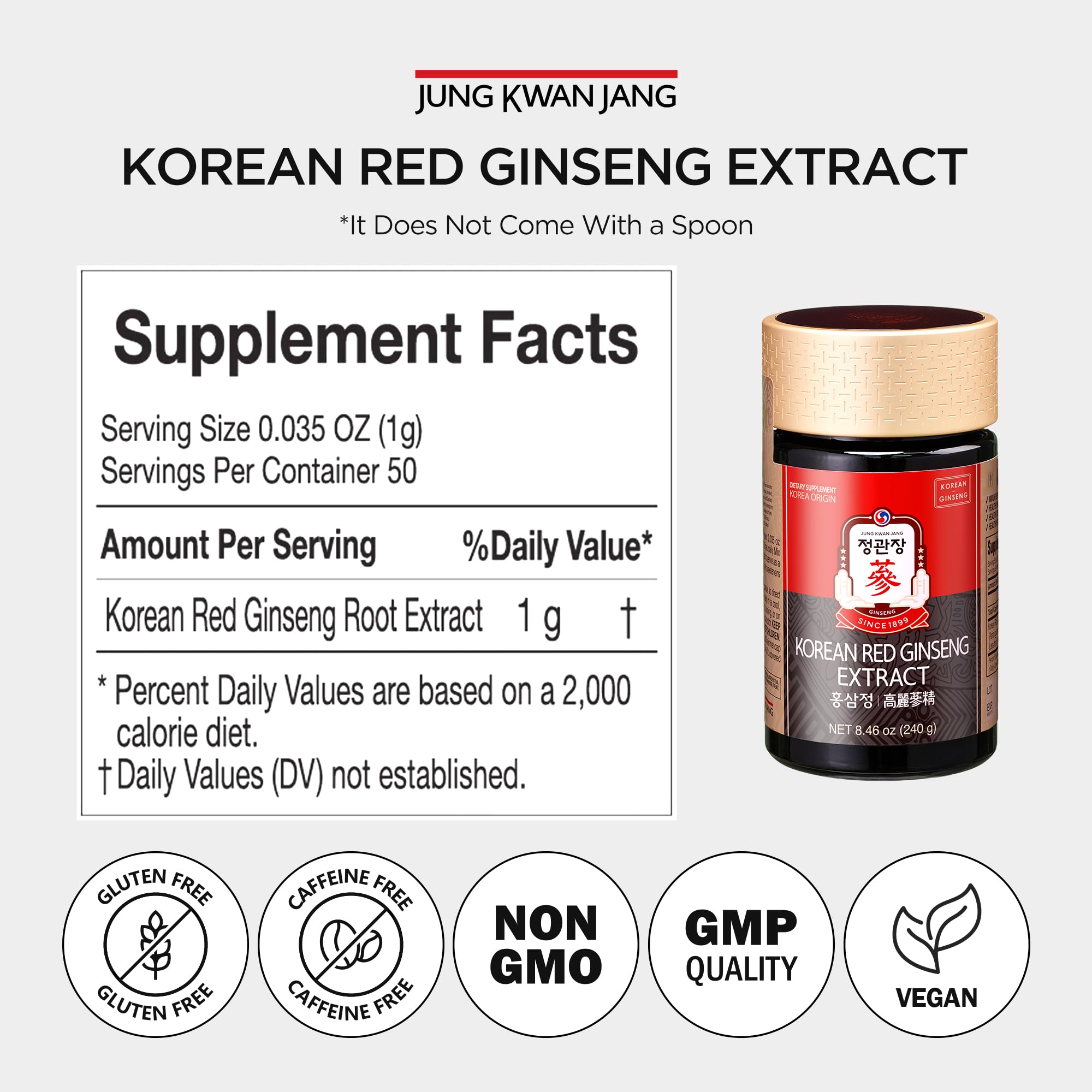 Rutina diaria con Jung Kwan Jang Ginseng Rojo para apoyo sostenido