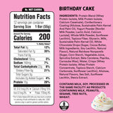Corte de barra Junkless Birthday Cake: textura suave y sabor delicioso para meriendas