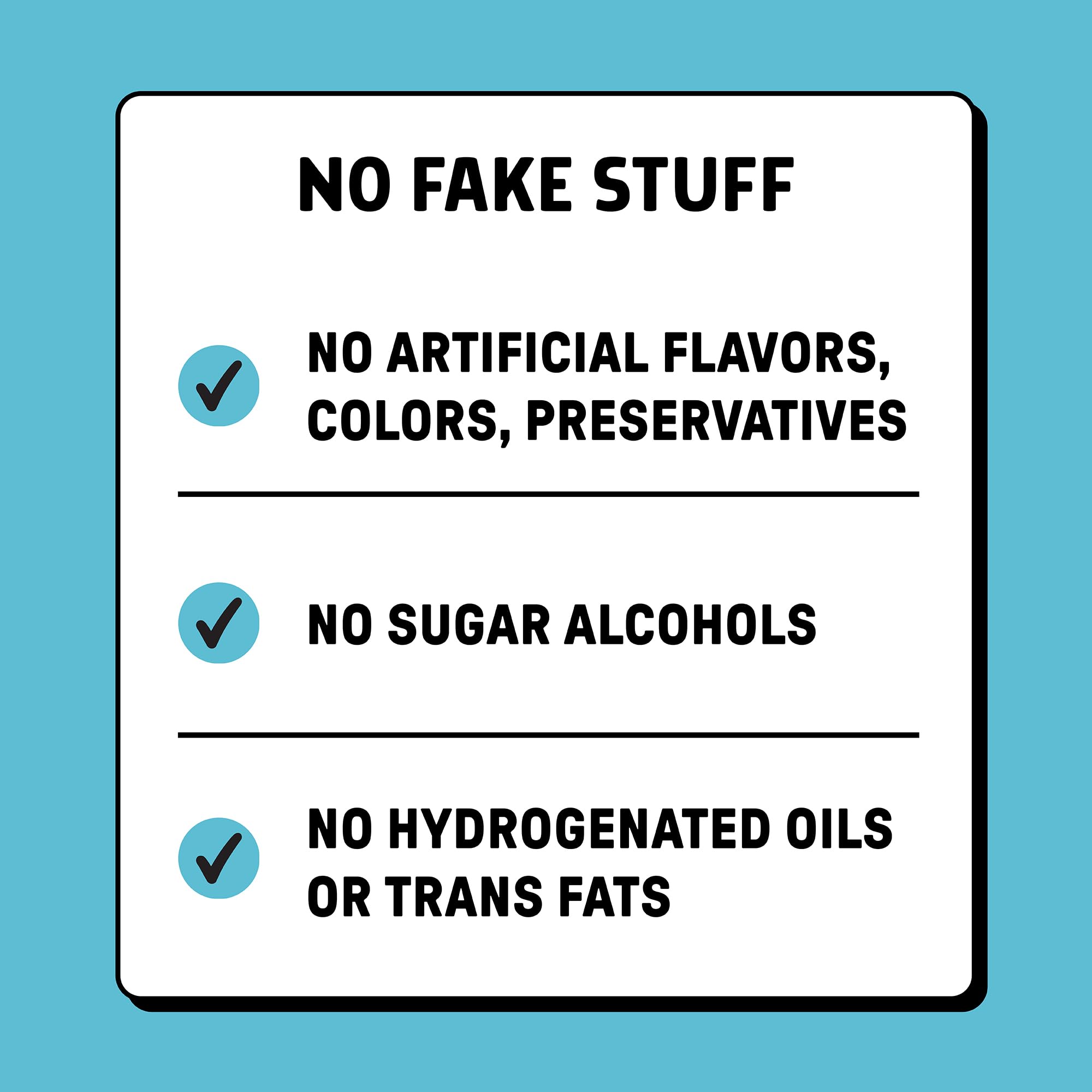Ingredientes simples y claros de Junkless sin aditivos innecesarios.