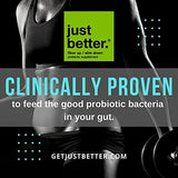Just Better, etiqueta nutricional clara para seguimiento de nutrientes.
