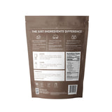 Just Ingredients proteína de caldo de huesos chocolate en taza, lista para batido cremoso