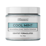JUST INGREDIENTS Polvo remineralizante en empaque, cuidado dental suave y natural