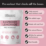 JUST INGREDIENTS ingredientes reales, transparencia en cada sorbo para entrenamientos.