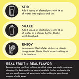JUST INGREDIENTS Limonada Electrolytes: polvo que se disuelve en agua