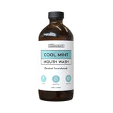 Just Ingredients enjuague bucal de menta fresca, frasco, ofrece frescura diaria y limpieza suave.