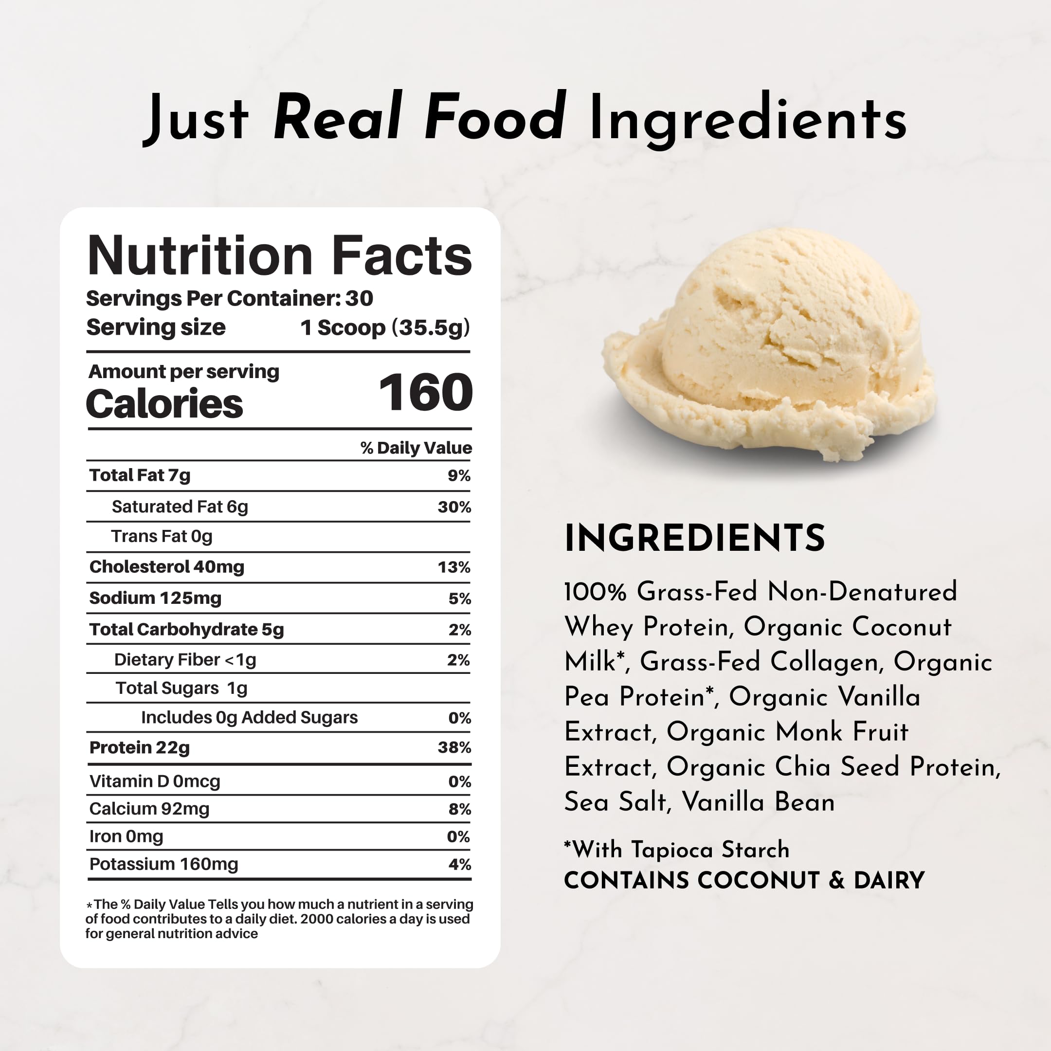 Mezcla de proteínas de Just Ingredients whey y plantas para entrenamiento diario.