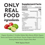 JUST INGREDIENTS Pre-entrenamiento BCAA para recuperación muscular durante el entrenamiento