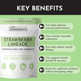 JUST INGREDIENTS Pre-entrenamiento beta-alanina para mayor resistencia en entrenamientos intensos