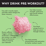 JUST INGREDIENTS Pre-entrenamiento sabor fresa-lima con aroma fresco