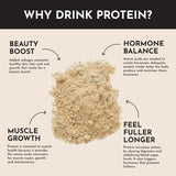 Just Ingredients Proteína Cha: etiqueta transparente con ingredientes visibles