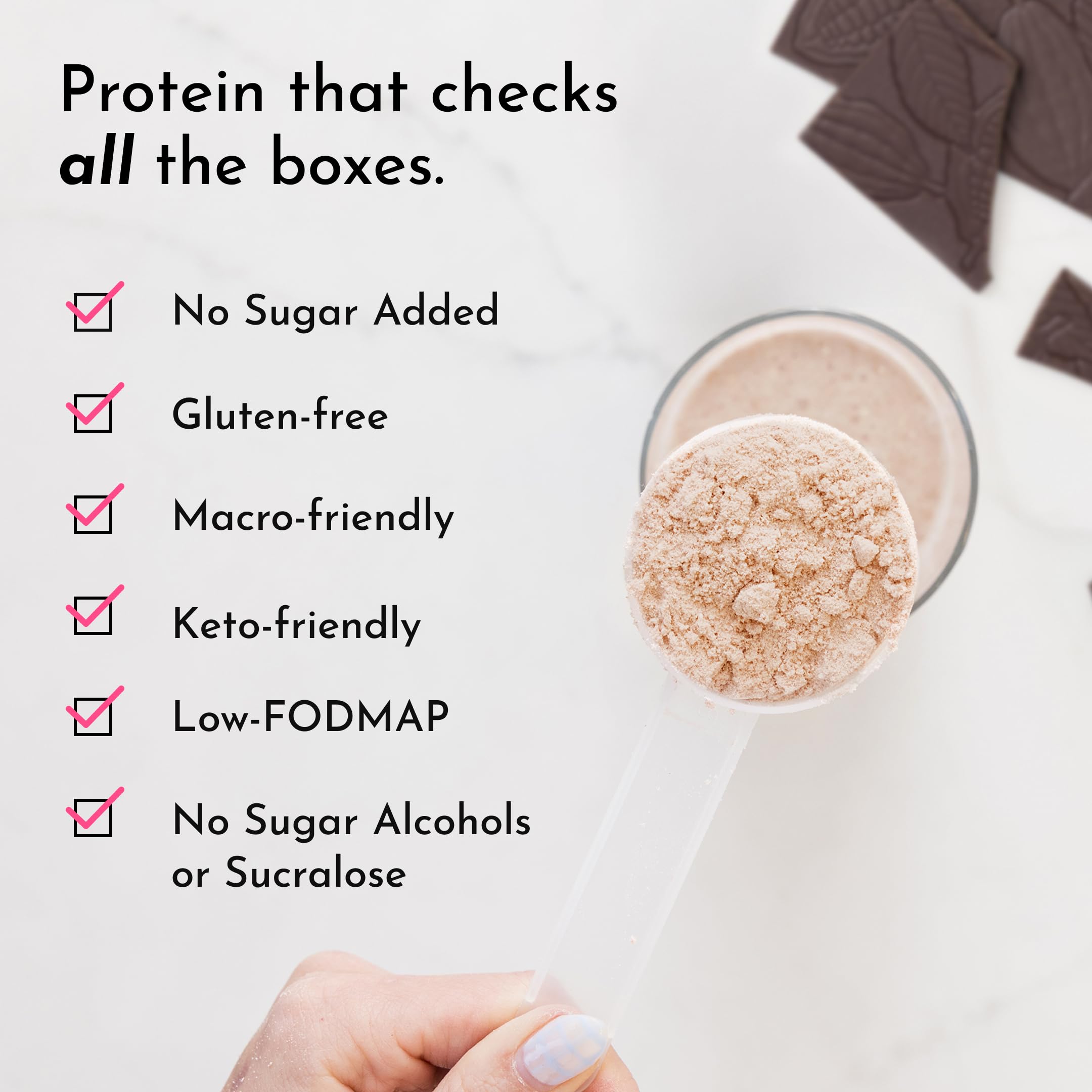 Receta rápida con Just Ingredients Proteína Menta-Chocolate en yogur