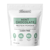 Just Ingredients proteina menta-chocolate en bolsa de 30 porciones para batidos cremosos