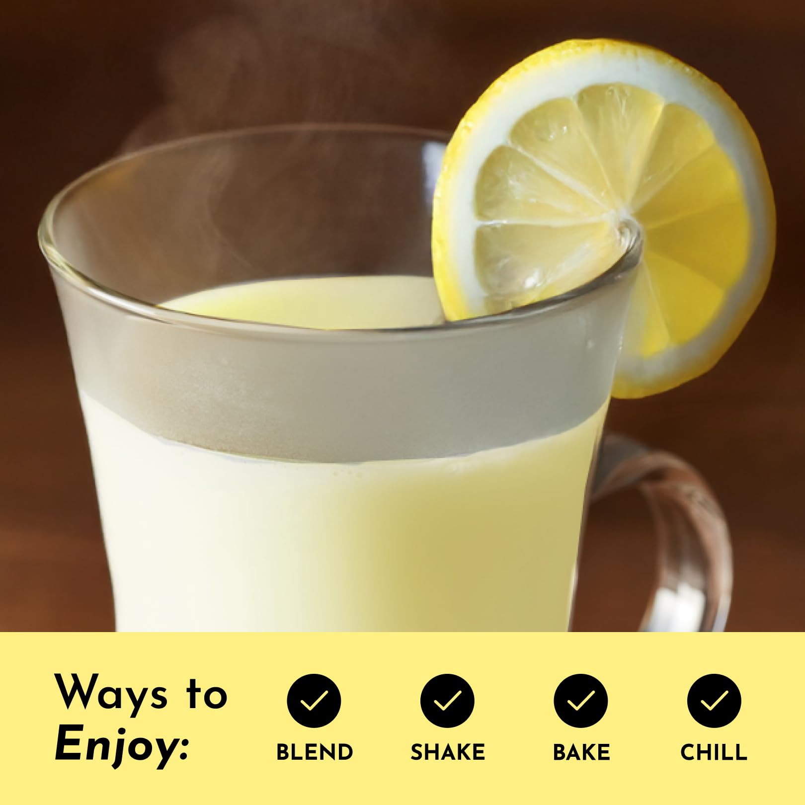 Sabor limón crema de Just Ingredients para bebidas frías o calientes