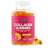 Just Nutrients gomitas de colágeno, empaque tropical, fácil de incorporar a la rutina diaria.