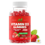 Just Nutrients D3 5000IU gomitas en botella, apoyo al sistema inmune.