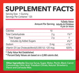 Just Nutrients D3, gomitas sin gluten y sin OGM, opción segura.