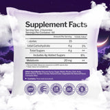 Just Nutrients Melatonina gominolas dosis 20 mg por gominola