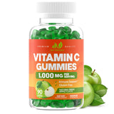 Just Nutrients Vitamina C 1000 mg gomitas en botella para consumo diario.