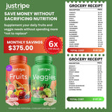 Just Ripe Nutrition doble pack, fruta y verdura en formato práctico