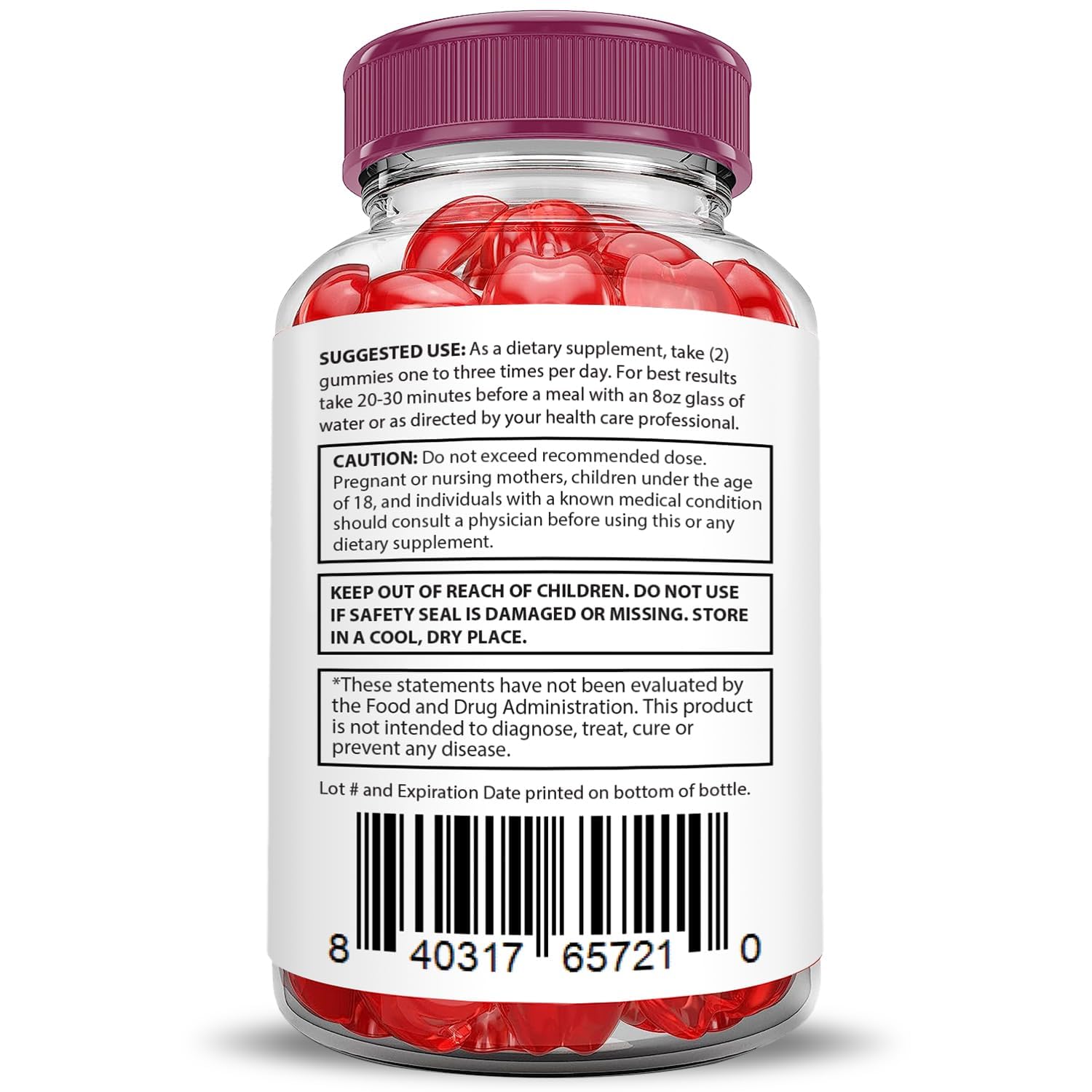 Justified Laboratories B12 y vegan sin OGM, fibra en cada gomita.