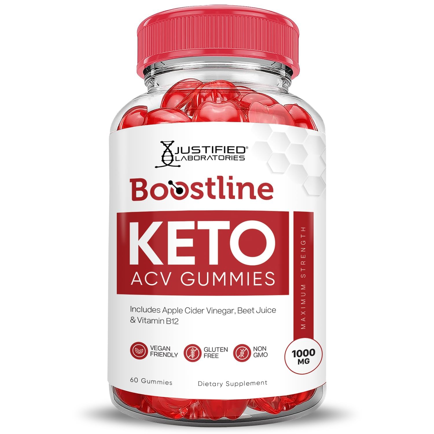 Justified Laboratories Boostline uso diario, fácil de incorporar con un solo bocado