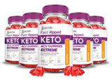 Justified Laboratories Fast Ripped Keto ACV Gummies botella: impulso de energía y bienestar diario