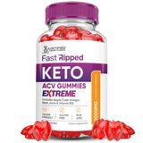 Justified Laboratories Fast Ripped ACV Gummies envase práctico para la rutina diaria.