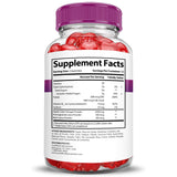 Justified Laboratories Fast Ripped Keto ACV Gummies gomitas en primer plano: textura suave y color vibrante