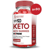 Justified Laboratories Go 90 Keto ACV gomitas con B12 apoyo diario de energía