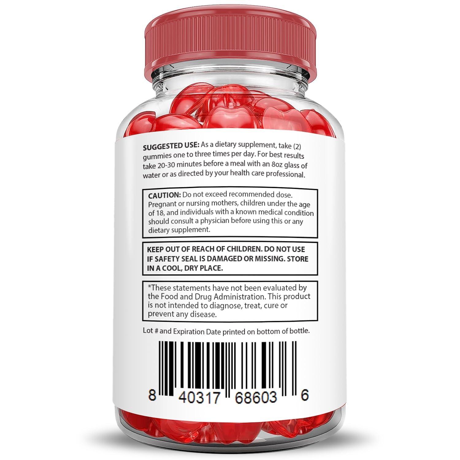 Justified Laboratories Go 90 Keto ACV gomitas base de pectina textura suave