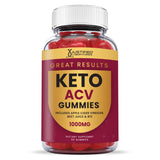 Justified Laboratories gominolas keto con ACV 1000 mg, sabor granada y remolacha para el paladar.