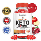 Justified Laboratories Ignite Keto gomitas con vitamina B12 para vitalidad diaria.