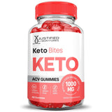 Justified Laboratories Keto Bites ACV Gummies, textura suave gracias a la pectina.