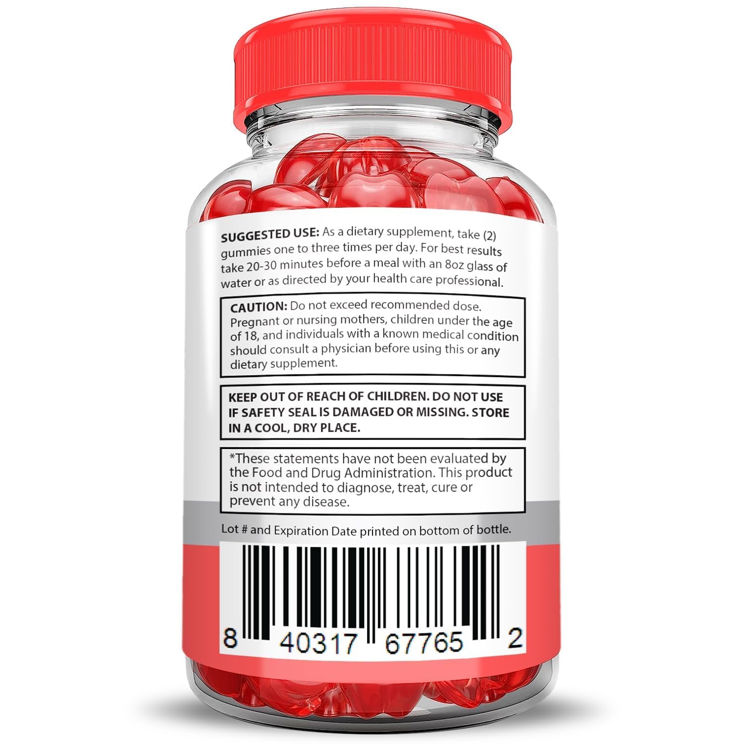 Justified Laboratories Keto Bites ACV Gummies, uso diario sencillo.