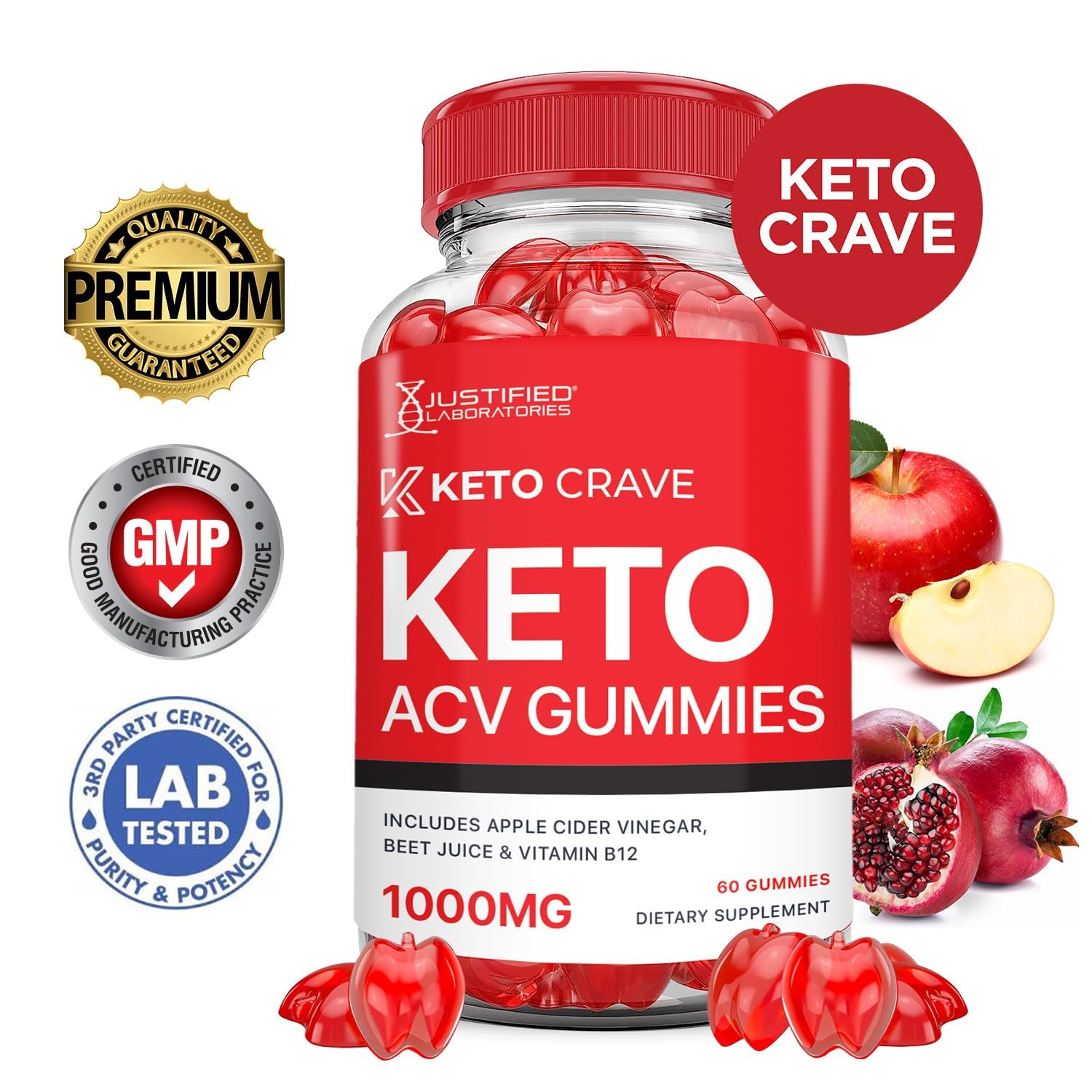 Justified Laboratories Keto Crave ACV, sabor dulce que facilita la rutina diaria