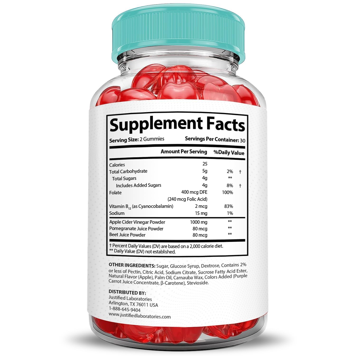 Justified Laboratories Ketosophy Gummies: textura frutal para antojos saludables.