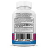 Justified Laboratories Lean Time Keto, composicion en frasco, detalle de ingredientes clave.