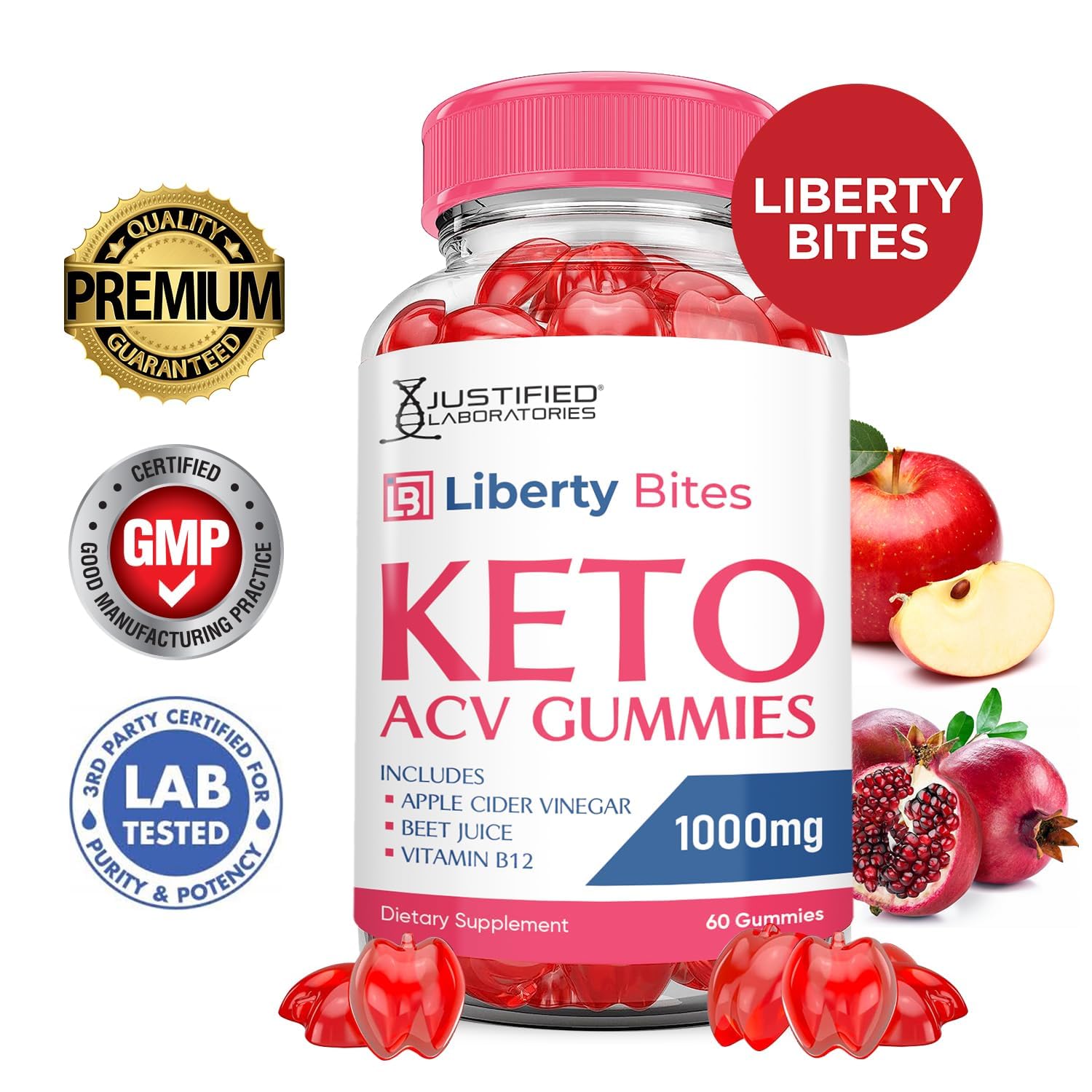 Justified Laboratories Liberty Bites ACV: sabor intenso en cada bocado