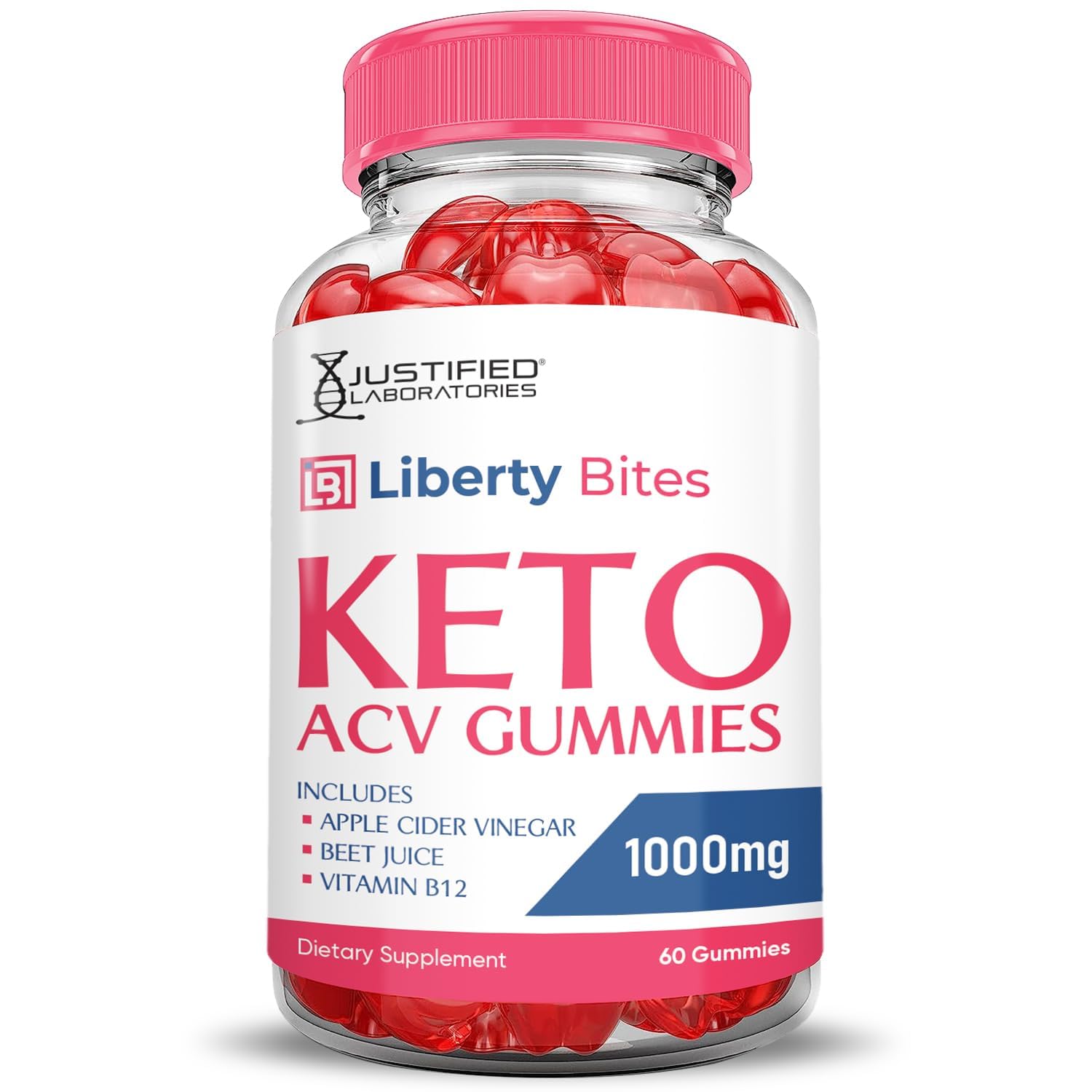 Justified Laboratories Liberty Bites ACV: aptas para veganismo y sin organismos modificados