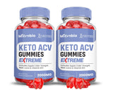 Justified Laboratories Microbio Keto ACV Gomitas: empaque frontal para empezar el día con sabor