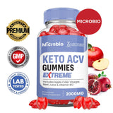 Justified Laboratories Microbio Keto ACV Gomitas: ingredientes clave remolacha y granada para sabor