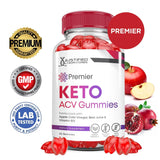 Justified Laboratories Premier Keto ACV Gummies, etiqueta de ingredientes clara para decidir