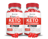 Justified Laboratories Rapid Lean Keto ACV Gummies 2-pack: envase práctico para tu rutina diaria.
